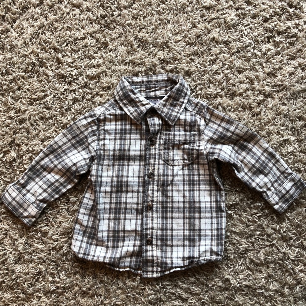 Carter’s Baby Long-Sleeve Flannel Shirt